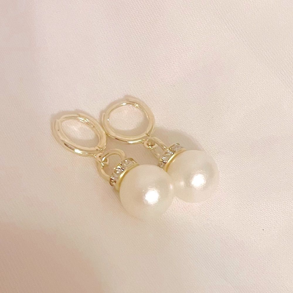5 for $25 PEARL ROUND DROPS - Picture 3 of 4